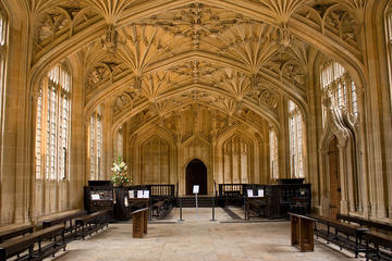 Interior view of the Divinity School, Bodleian Library