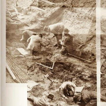 Crawford Sutton Hoo collage by Beth Hodgett; composite images courtesy of the Institute of Archaeology, Oxford