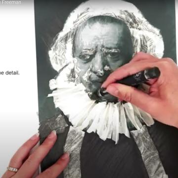 Drawing activities inspired by Rembrandt