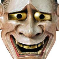 Japanese noh theatre mask